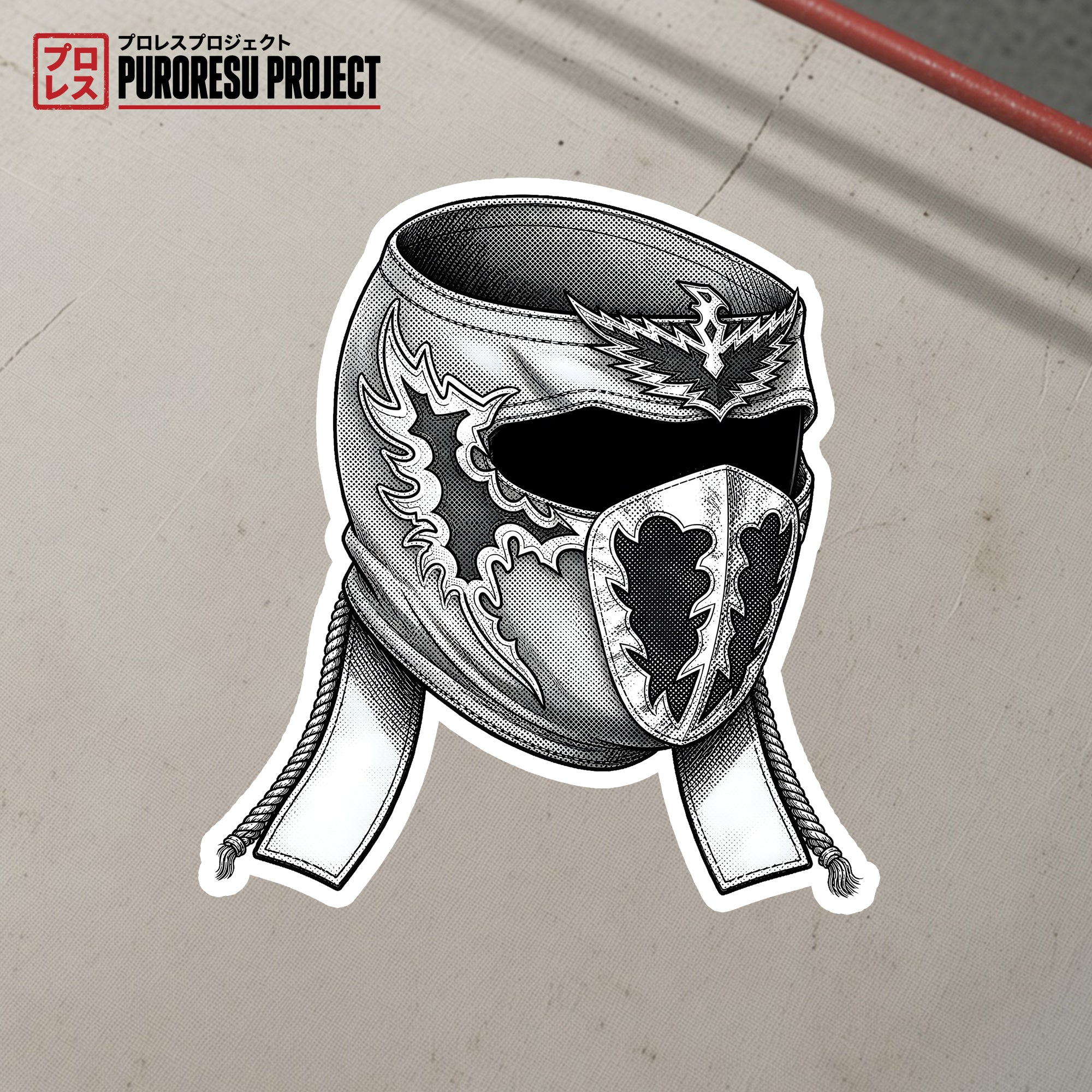 Phoenix Mask Wrestling Sticker