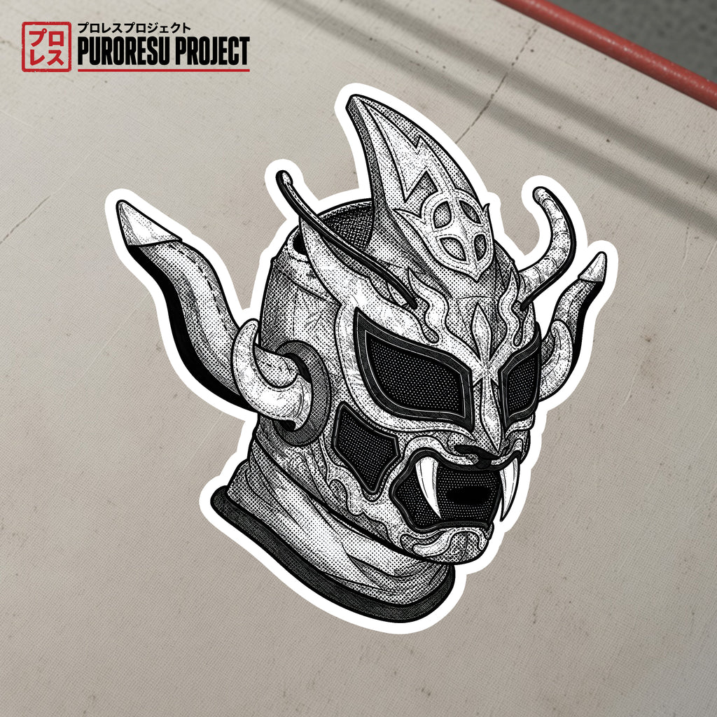 Thunder Mask Wrestling Sticker