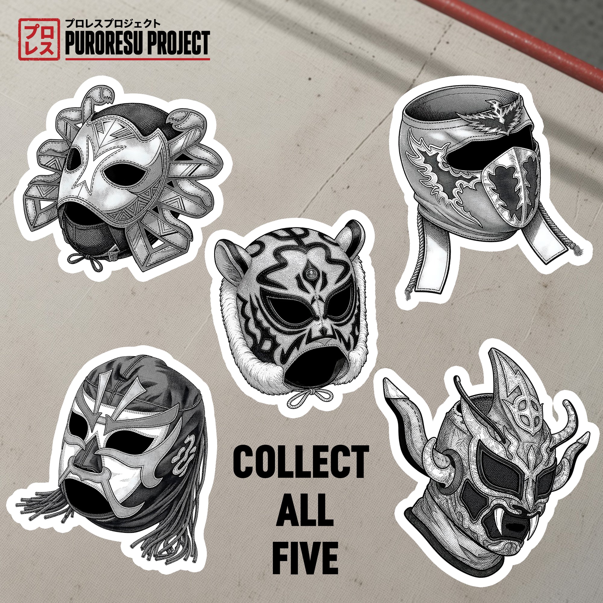 Thunder Mask Wrestling Sticker